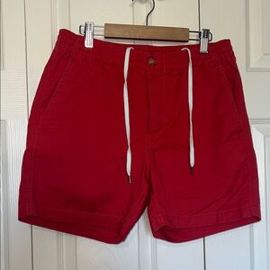 Polo by Ralph Lauren Red Flat Front Shorts
